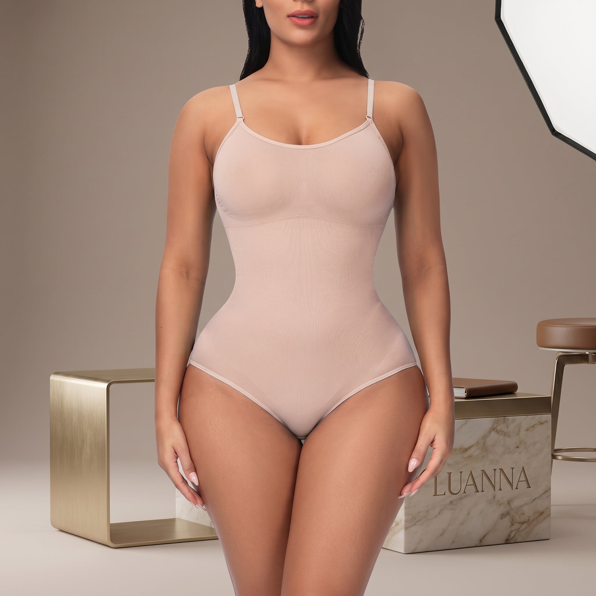 LUANNA Core Sculpt Compression Bodysuit